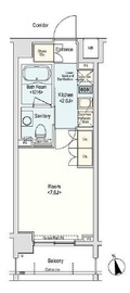 カスタリア大森3 304 間取り図