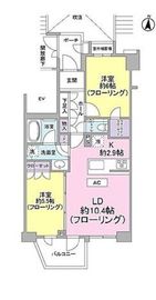 グランレ・ジェイド若松町レジデンス 2階 間取り図