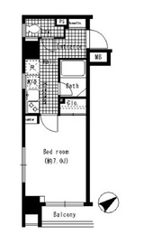 HF銀座レジデンス 603 間取り図