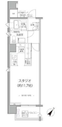 麹町二番町マンション 801 間取り図