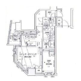 リビオレゾン小石川 9階 間取り図