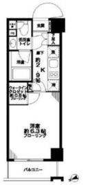 パークリュクス門前仲町mono 2階 間取り図