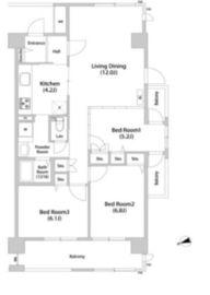 アーバンライフ目白駅前 3-201 間取り図