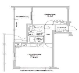 コンフォリア原宿 412 間取り図