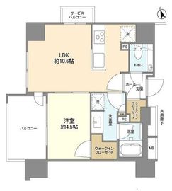 グランスイート渋谷桜丘町 11階 間取り図