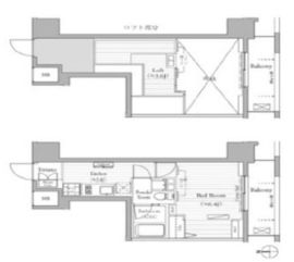 ミュゼ南麻布 403 間取り図