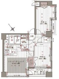 アヴァンティーク銀座2丁目 5階 間取り図