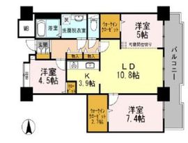 品川シーサイドビュータワー1 2404 間取り図