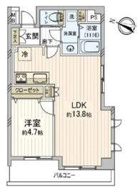 ラグジュアリーアパートメント西新宿 3階 間取り図