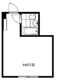 赤坂レジデンシャルホテル 8階 間取り図