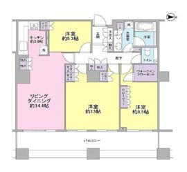 ブリリアタワー東京 20階 間取り図