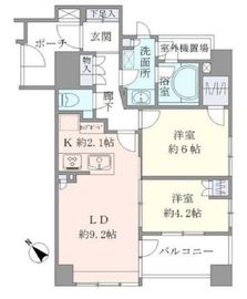 ブリリア武蔵小山id 10階 間取り図