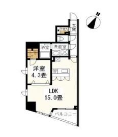 プロスペクト渋谷道玄坂 502 間取り図