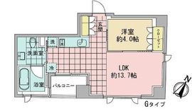 アズ日本橋人形町 703 間取り図