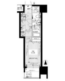 グローベル新大久保マスターズゲート 5階 間取り図