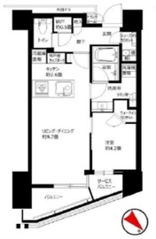 ブリリアザ・タワー東京八重洲アベニュー 19階 間取り図