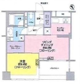 ファミールアクアージュ 7階 間取り図