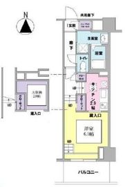 キーヌ・ブラン 410 間取り図