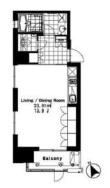 ベルファース秋葉原 14F2 間取り図