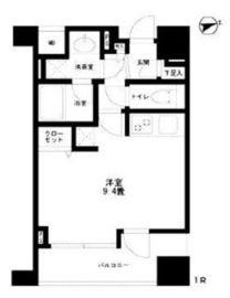 シーダム目黒 5階 間取り図