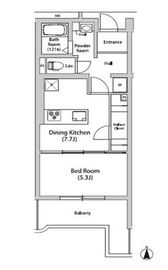 コーポレート池尻 203 間取り図