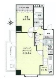 ファミールグラン西麻布パークアベニュー 4階 間取り図