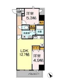 コンシェリア東京入谷ステーションフロント 14階 間取り図