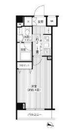 グランハイツ東中野 214 間取り図