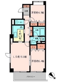 コロネード市ヶ谷 417 間取り図