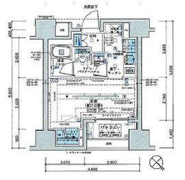 パークリュクス銀座mono 13階 間取り図