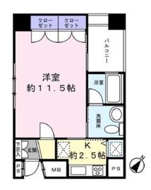 グランドメゾン築地 7階 間取り図