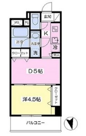 デュオステージ白金高輪 703 間取り図