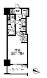 シティハウス東麻布 15階 間取り図