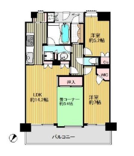 ニュートンプレイス 3階 間取り図