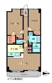 ファーストビレッジ白金台 403 間取り図