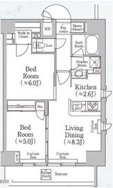 ストーリア三田 1303 間取り図