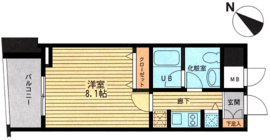 コンフォリア東日本橋 302 間取り図