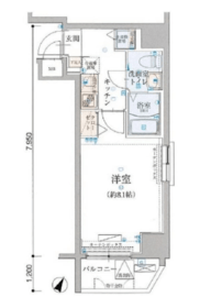 リヴシティ一番町 3階 間取り図