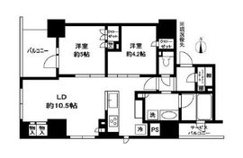 ルネ神田和泉町 10階 間取り図