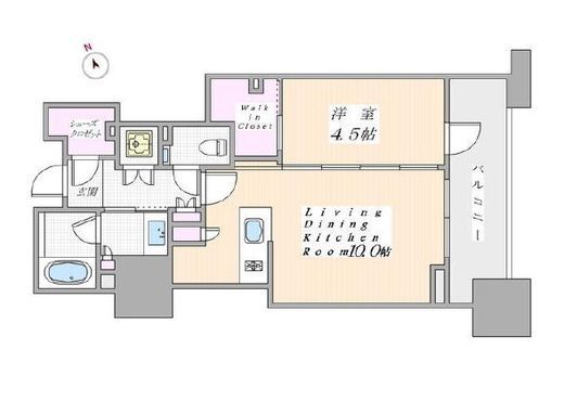 クラッシィハウス神田錦町 7階 間取り図