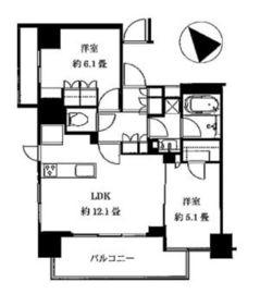 ルフォンリブレ大塚テラス 7階 間取り図