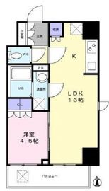 エムフラット秋葉原 704 間取り図