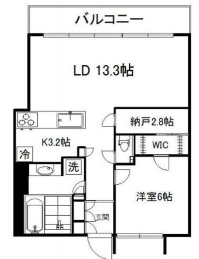 プラウドシティ蒲田 10階 間取り図