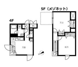 リーガランド恵比寿 401 間取り図