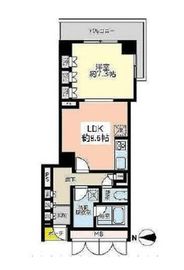 アトラスタワー小石川 2階 間取り図