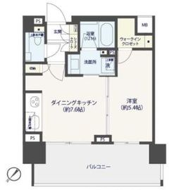 アデニウム東神田 6階 間取り図