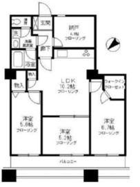 晴海ビュータワー（晴海アイランドトリトンスクエアビュータワー） 26階 間取り図