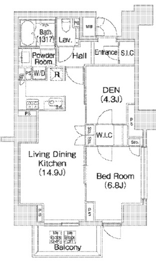 ブリリア代官山プレステージ 4階 間取り図