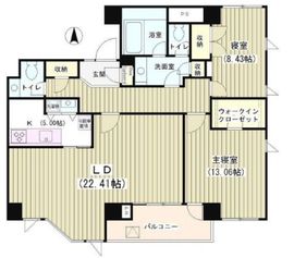 三番町ハウス 4階 間取り図