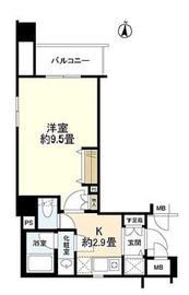 ルモンド南麻布 8階 間取り図